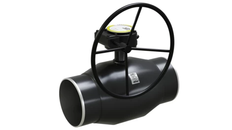 Кран шаровый LD КШЦПР Regula из стали 09Г2С Ду250/200 Ру2,5МПа с редуктором в Тюмени
