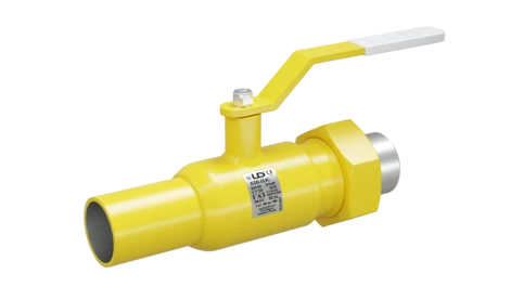 Кран шаровый LD КШЦК Gas 050.040.Н/П.02. (приварка/штуцер) стальной ст.20 Ду50 Ру40 МПа в Тюмени