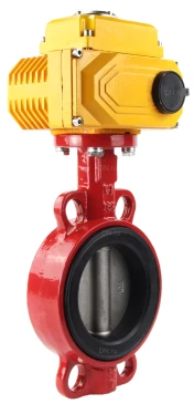 Затвор дисковый поворотный ABRA Ду250 Ру16 BUV-VF866D, межфланцевый, корпус - чугун, диск - нержавеющая сталь, с электроприводом, EPDM в Тюмени