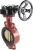 Затвор дисковый поворотный ABRA Ду450 Ру16 BUV-VF843D, межфланцевый, корпус - чугун, диск - бронза, редуктор, NBR в Тюмени