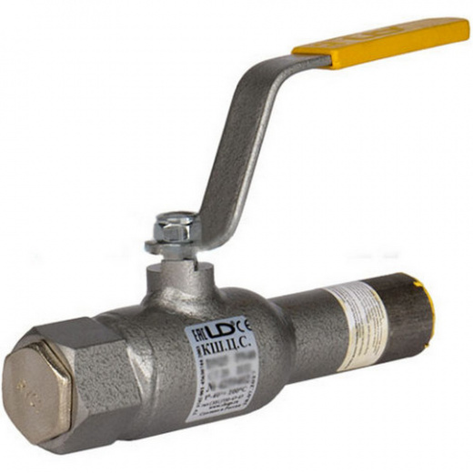 Кран шаровый LD КШЦС Gas 020.040.П/П.02. стальной ст.20 Ду20 Ру4,0МПа в Тюмени